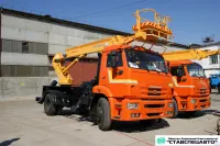 Автовышка апт-18 на шасси камаз 43253